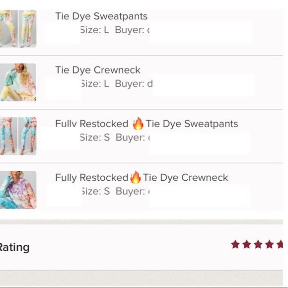 Tie Dye Sweatpants - Picture 6 of 7